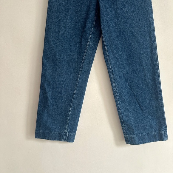 A.P.C. new sailor jean high waisted straight wide leg blue jeans soft apc 26 - Picture 3 of 8